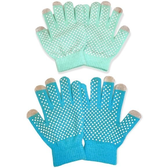 Unbranded Other - 2 Sets Blue and Teal Cat Themed Winter Gloves
